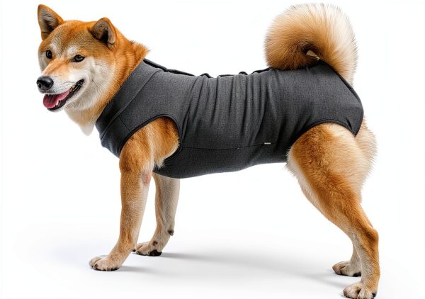 Dotoner Pet Recovery Suit Elastic Fabric Button Design-0
