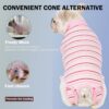 Sebidtco Dog Surgery Recovery Suit Cotton Spandex Cone-2