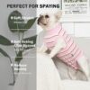 Sebidtco Dog Surgery Recovery Suit Cotton Spandex Cone-1