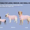 Sebidtco Dog Surgery Recovery Suit Cotton Spandex Cone-4