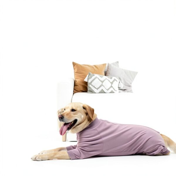 LIANZIMAU Dog Surgery Recovery Suit Breathable Pet Wear-2