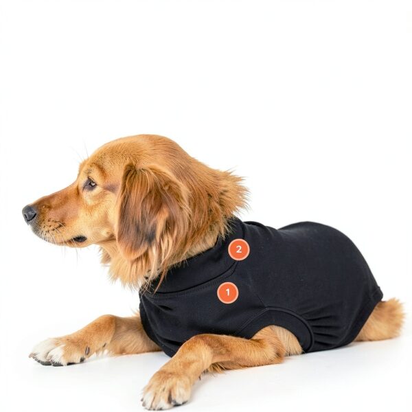 Dog Recovery Suit Suitical Cotton Lycra Fit-2