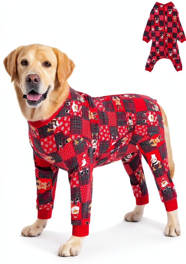Yeapeeto Dog Recovery Suit 95%cotton 5%Spandex Pet Supplies-0