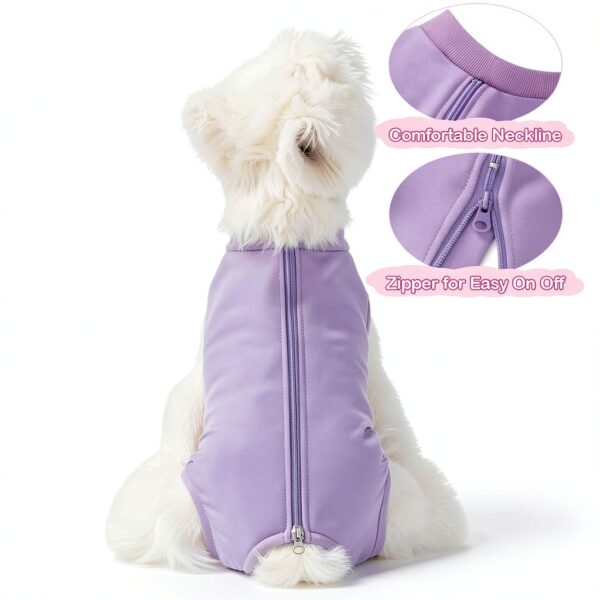 Dog Recovery Suit Coppthinktu Soft Zip Design-2