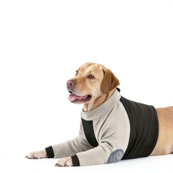 LeLePet Dog Recovery Suit breathable milk silk-4