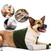 LeLePet Dog Recovery Suit breathable milk silk-3