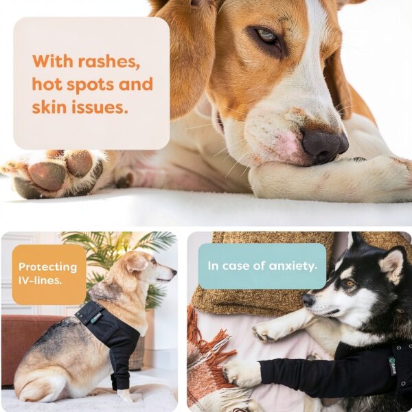 Suitical Double Sleeve for Dogs Recovery-5
