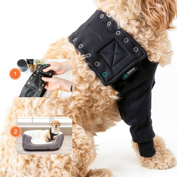 Suitical Double Sleeve for Dogs Recovery-3