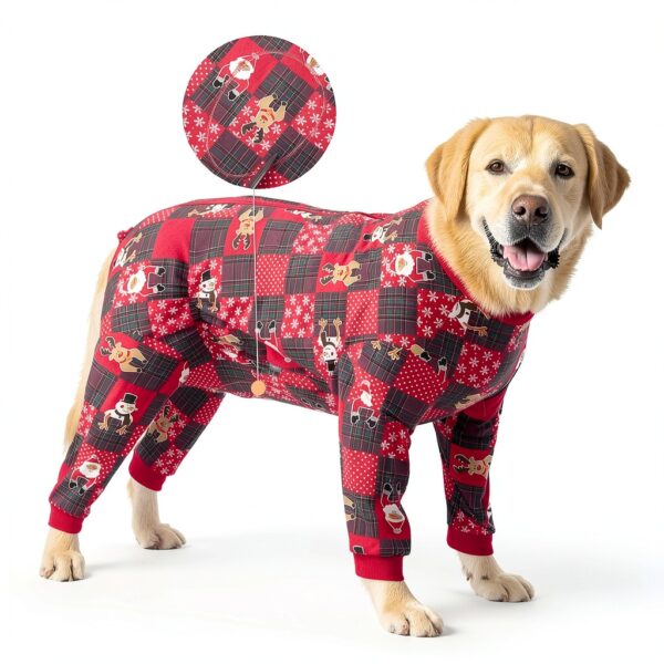 Yeapeeto Dog Recovery Suit 95%cotton 5%Spandex Pet Supplies-4