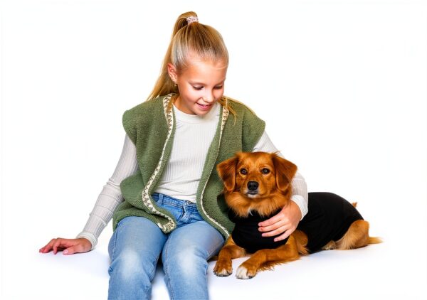 Dog Recovery Suit Suitical Cotton Lycra Fit-1
