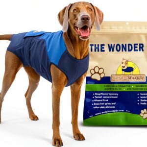 Surgi Snuggly Dog Recovery Suit XLL BB-XLL-EC Super Hero Medium-0