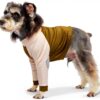 LeLePet Dog Recovery Suit breathable milk silk-0