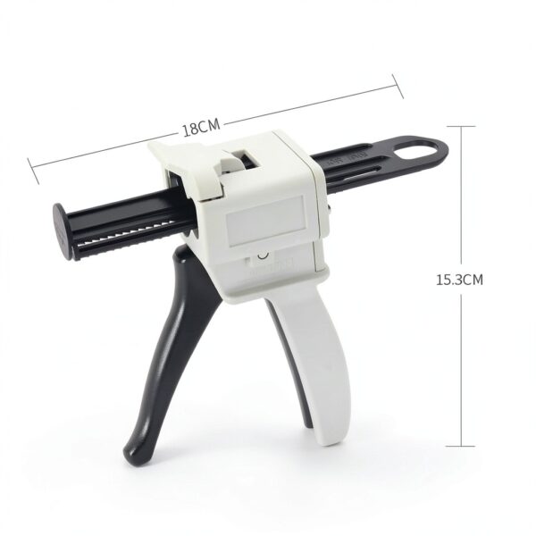 HEIVMIR Manual Caulking Gun 10-1/4-1 Size for Dental and Industrial-1