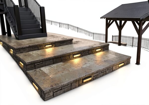 Step Insert for Pouring Textured Concrete Steps, Porches, Risers - 8-1