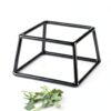 Rubber Coated Steel Pedestal 7x6x4 Black, SS764-RC by Elite Global-3